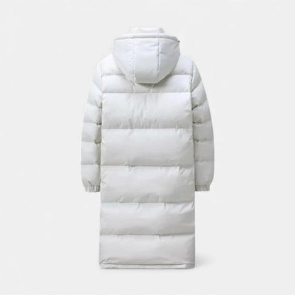 Langer wattierter Wintermantel