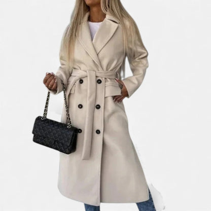 Damen Trenchcoat mit Bindegürtel