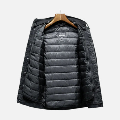 Jeansjacke mit Kapuze und herausnehmbarer Weste