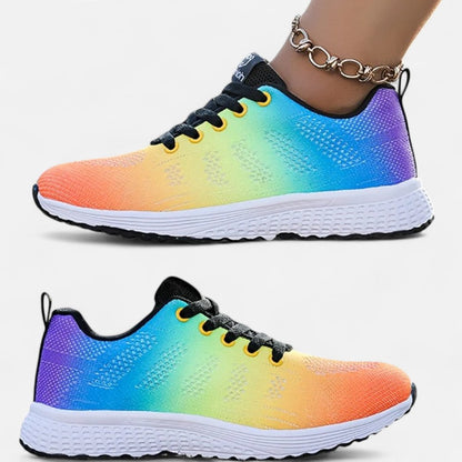 Atmungsaktive Sneaker mit Strickdesign