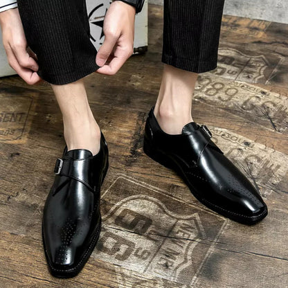 Herren Businessschuhe mit Schnalle