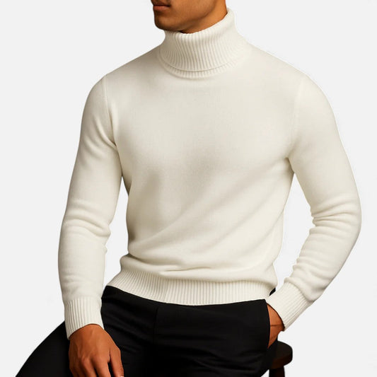 Herren Rollkragenpullover aus Wolle