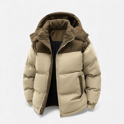 Herren Steppjacke mit Kontrastdetails