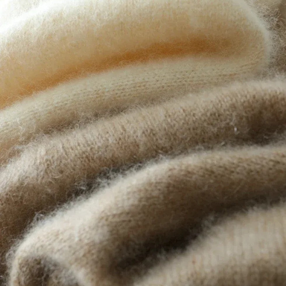 Damen Wickelpullover aus Kaschmir