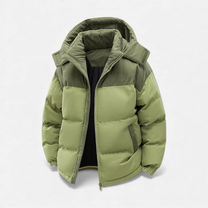 Herren Steppjacke mit Kontrastdetails