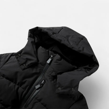 Taillierte Damen Steppjacke mit Kapuze