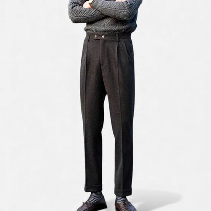 Herren Stoffhose mit weiter Passform