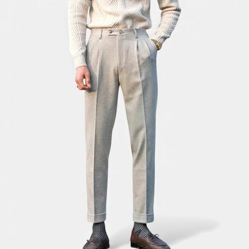 Herren Stoffhose mit weiter Passform