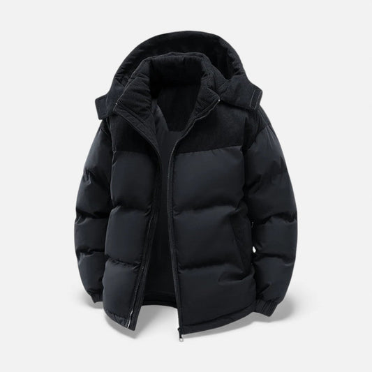 Herren Steppjacke mit Kontrastdetails