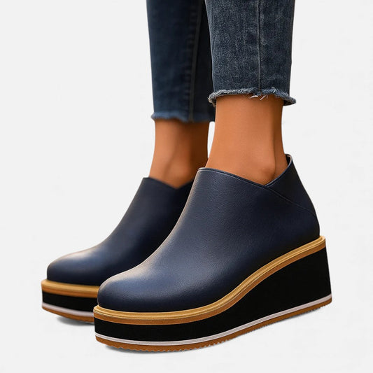 Plateau Stiefelette für Damen