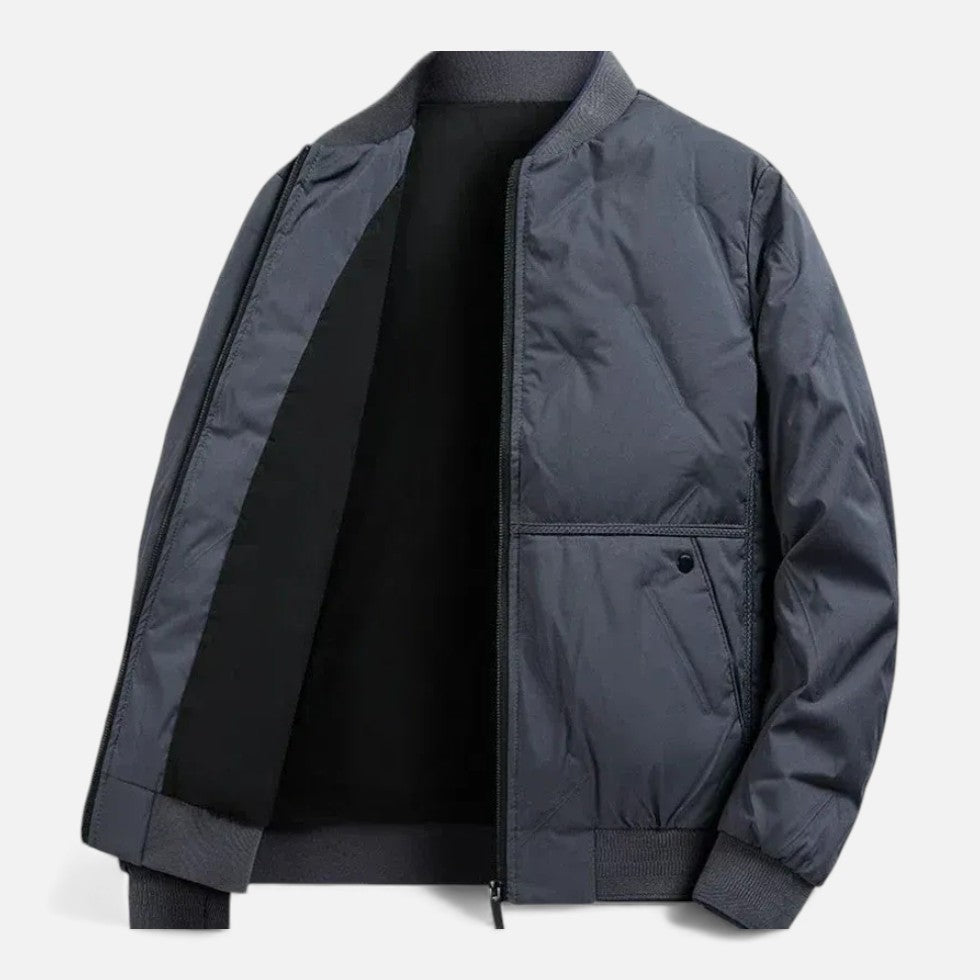 Herren Bomberjacke Leicht Gefüttert