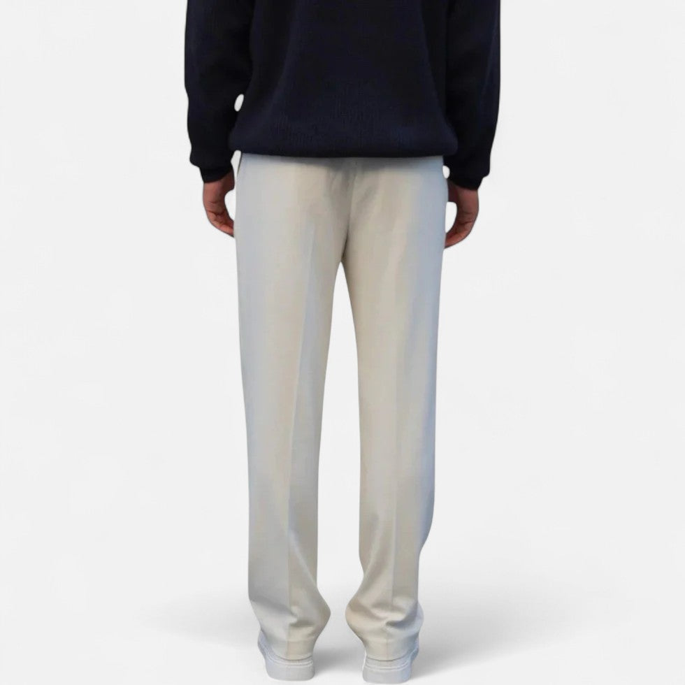 Herren Klassische Anzughose Regular Fit Elegante Stoffhose