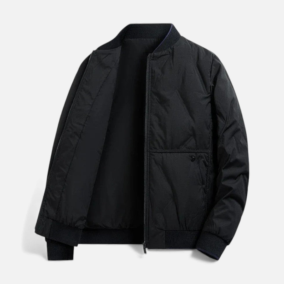 Herren Bomberjacke Leicht Gefüttert