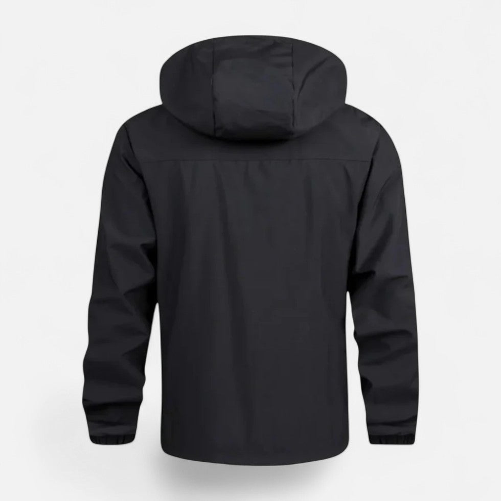 Herren Wasserdichte Windbreaker Jacke mit Kapuze