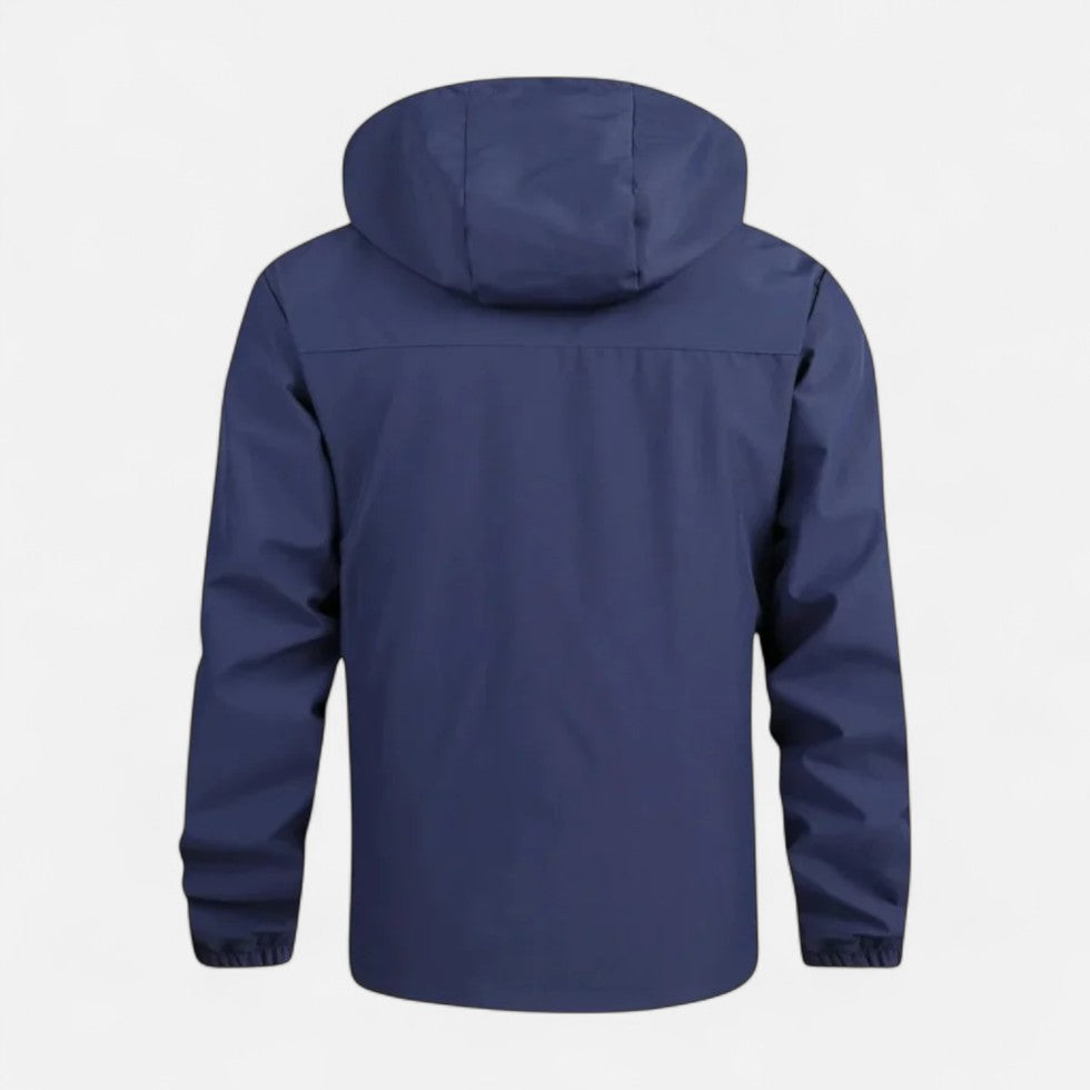 Herren Wasserdichte Windbreaker Jacke mit Kapuze