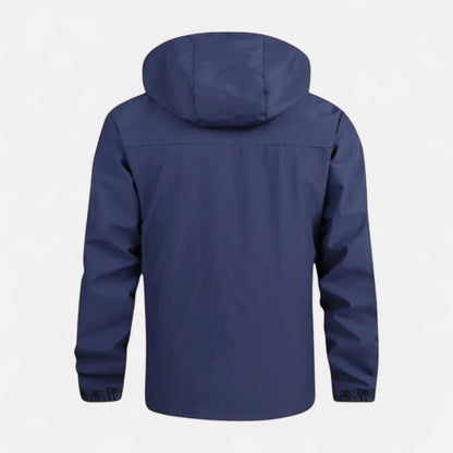 Herren Wasserdichte Windbreaker Jacke mit Kapuze