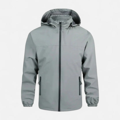 Herren Wasserdichte Windbreaker Jacke mit Kapuze