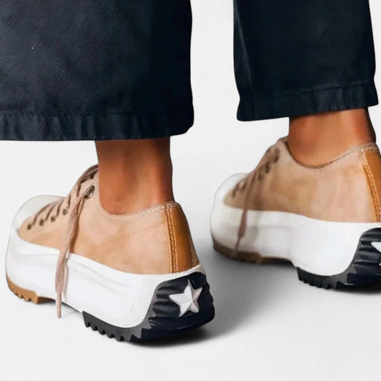 Plateau Sneaker mit Profilsohle für Damen