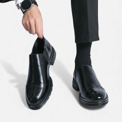 Elegante Slip On Lederschuhe für Herren