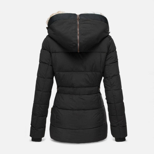 Damen Winterjacke mit Fellkapuze