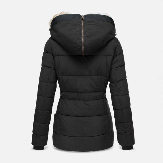 Damen Winterjacke mit Fellkapuze