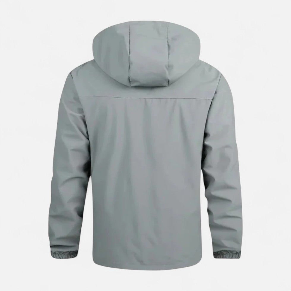 Herren Wasserdichte Windbreaker Jacke mit Kapuze