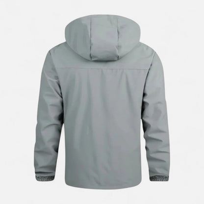 Herren Wasserdichte Windbreaker Jacke mit Kapuze