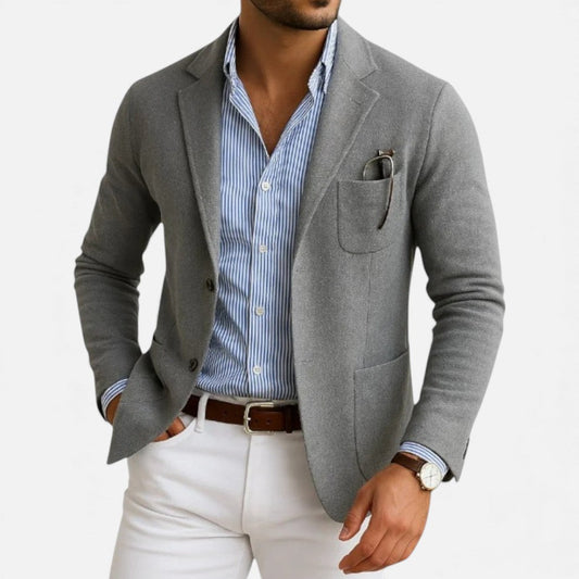 Herren Strickblazer mit Casual Passform