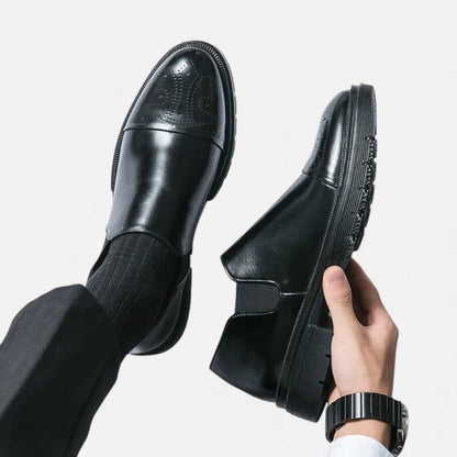 Elegante Slip On Lederschuhe für Herren