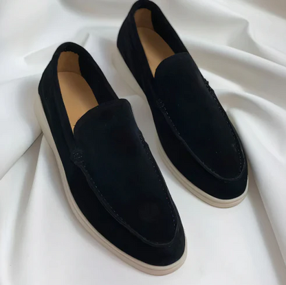 Wildleder Slipper mit Gummisohle