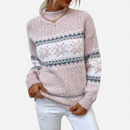 Weihnachtspullover Damen mit Wintermuster